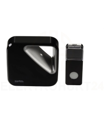 Dzwonek bezprzewodowy bateryjny ZUMBA 80dB 36 dźwięków zasięg 150 metrów czarny ST-390 SUN10000422