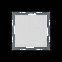 Zaślepka z elementem centralnym śnieżnobiały, aksamit Q.1 10096089