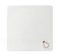 Simon 82 Klawisz pojedynczy przycisku /światło/ biały 82018-30