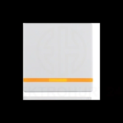 Q.1 Klawisz z 2 dołączonymi soczewkami śnieżnobiały aksamit 16216089