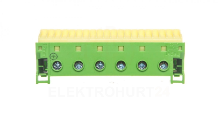 Blok samozacisków 63A QC zielony 26 przyłączy 33x105x105mm KN26E