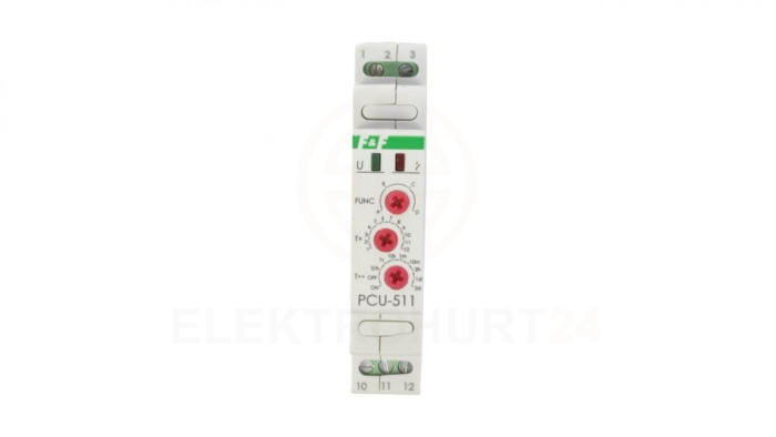 Przekaźnik czasowy 1P 8A 0,1sek-576h 12-264V AC/DC wielofunkcyjny PCU-511UNI