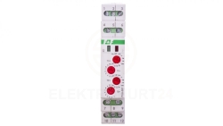 Przekaźnik czasowy 2P 8A 0,1sek-576h (praca/przerwa) 24V AC/DC 2-funkcyjny PCU-507-24V