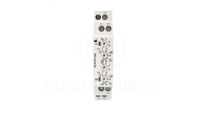 Przekaźnik czasowy wielofunkcyjny 1P 8A 1sek-100h 12-240V AC/DC TR-EI1P-UNI 2612869