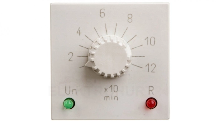 Przekaźnik czasowy 2P 5A 10-120min 220-230V AC/DC opóźnione załączenie RTX-132 220/230 AC/DC 120MIN