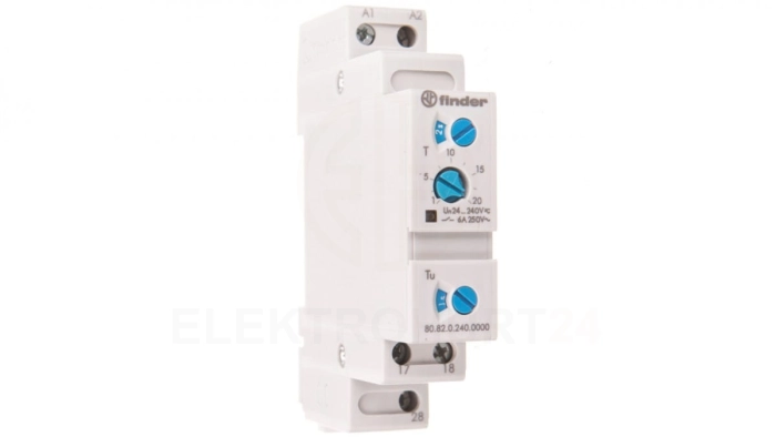 Przekaźnik czasowy 2Z 6A 24-240V AC/DC 250V jednofunkcyjny SD gwiazda-trójkąt 80.82.0.240.0000