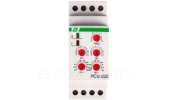 Przekaźnik czasowy 2P 8A 0,1sek-576h 24V AC/DC wielofunkcyjny PCU-520-24V