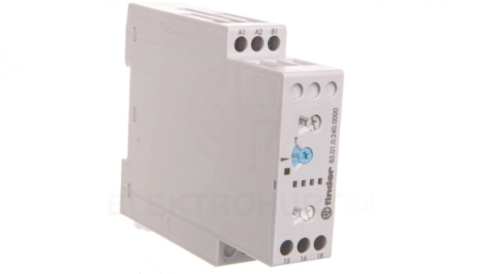 Przekaźnik czasowy 1P 16A 24-240V AC/DC 0,05s-10dni wielofunkcyjny AI, DI, GI, SW,BE, CE, DE, WD 83.01.0.240.0000