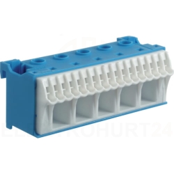Blok samozacisków QC 63A niebieski 22 przyłączy 33x90x34mm KN22N