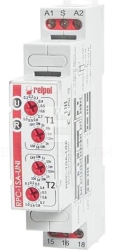 Przekaźnik czasowy 1P 1sek-10dni 12-240V AC/DC 50/60 Hz opóźnione załączenie RPC-1SA-UNI 863190