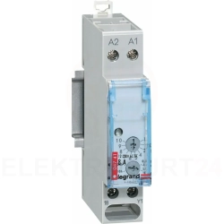 Przekaźnik czasowy 1P 8A 0,1sek-100h 12-230V AC/DC opóźnione wyłączenie RC312 004741