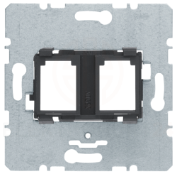 one.platform Płytka nośna podwójna z czarnym elementem mocującym 454202