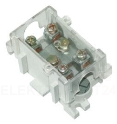 Listwa zaciskowa LG 1x25/16 termoplastyczna z osłoną TH35 E.4028