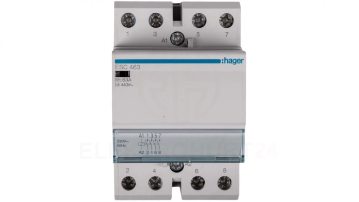 Stycznik modułowy 63A 4Z 0R 230V AC ESC463