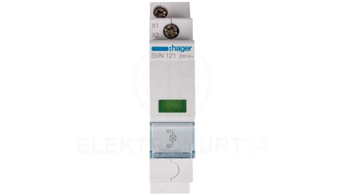 Lampka modułowa zielona 230V AC SVN121