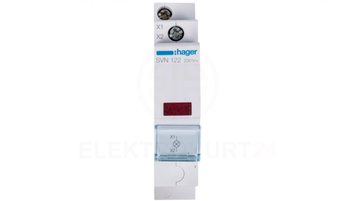 Lampka modułowa czerwona 230V AC SVN122