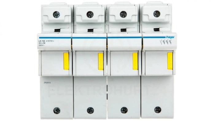 Rozłącznik bezpiecznikowy cylindryczny 4P 22x58mm LR704