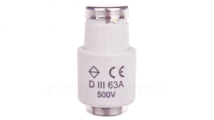Wkładka bezpiecznikowa BiWts 63A DIII gF 500V LE33F63