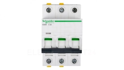 Wyłącznik nadprądowy 3P C 3A 6kA AC iC60N-C3-3 Acti9 A9F04303