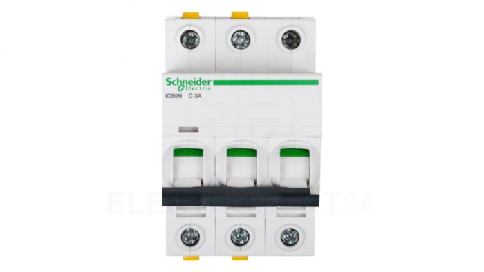 Wyłącznik nadprądowy 3P C 3A 6kA AC iC60N-C3-3 A9F04303