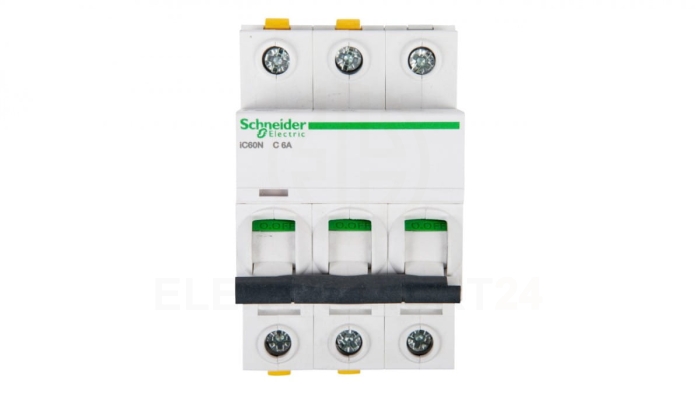 Wyłącznik nadprądowy 3P C 6A 6kA AC iC60N-C6-3 A9F04306