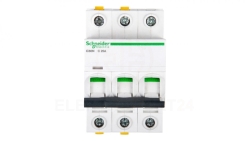 Wyłącznik nadprądowy 3P C 25A 6kA AC iC60N-C25-3 Acti9 A9F04325