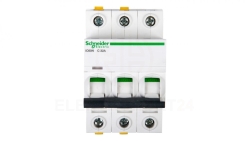 Wyłącznik nadprądowy 3P C 32A 6kA AC iC60N-C32-3 Acti9 A9F04332
