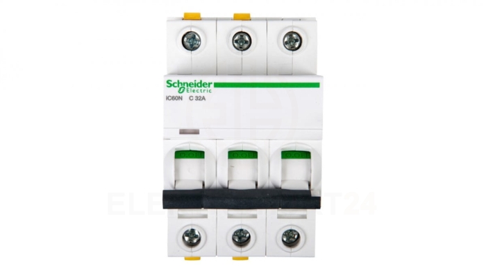 Wyłącznik nadprądowy 3P C 32A 6kA AC iC60N-C32-3 A9F04332