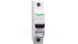 Wyłącznik nadprądowy 1P B 25A 6kA AC K60N Acti9 A9K01125