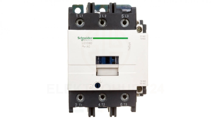 TeSys Deca Stycznik mocy 80A 3P 42V AC 1Z 1R LC1D80D7