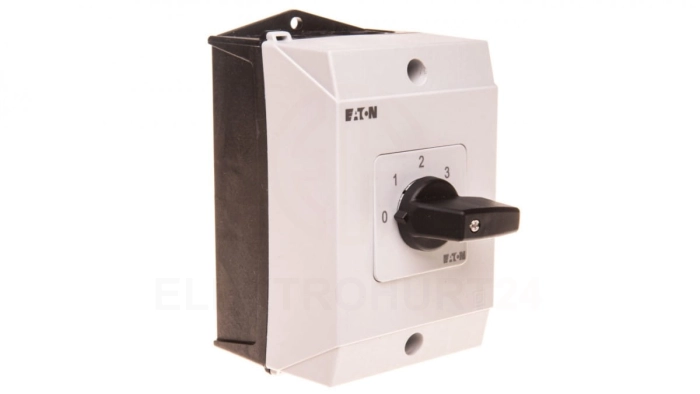 Łacznik krzywkowy 0-1-2-3 1P 20A w obudowie T0-2-8241/I1 207107