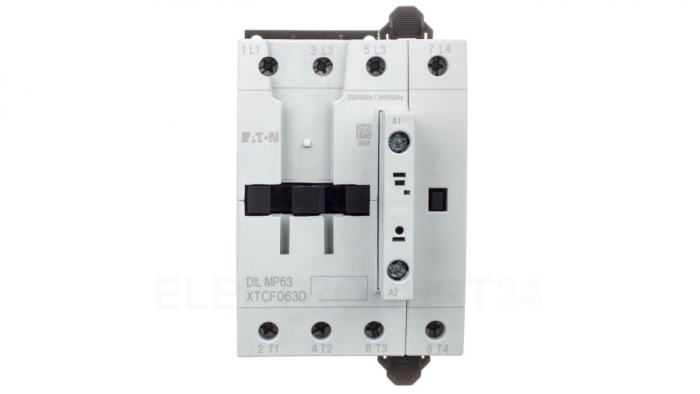Stycznik mocy 63A AC-1 4P 230VAC 0Z 0R DILMP63(230V50HZ,240V60HZ) 109855
