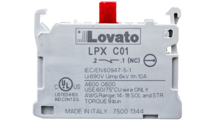 Styk pomocniczy 1R do serii Platinum LPXC01