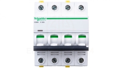 Wyłącznik nadprądowy 4P C 32A 6kA AC iC60N-C32-4 Acti9 A9F04432