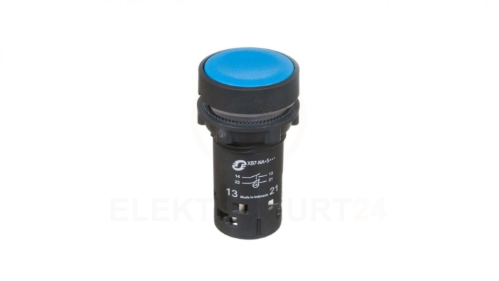 Przycisk sterowniczy 22mm niebieski z samopowrotem 1Z 1R XB7NA65
