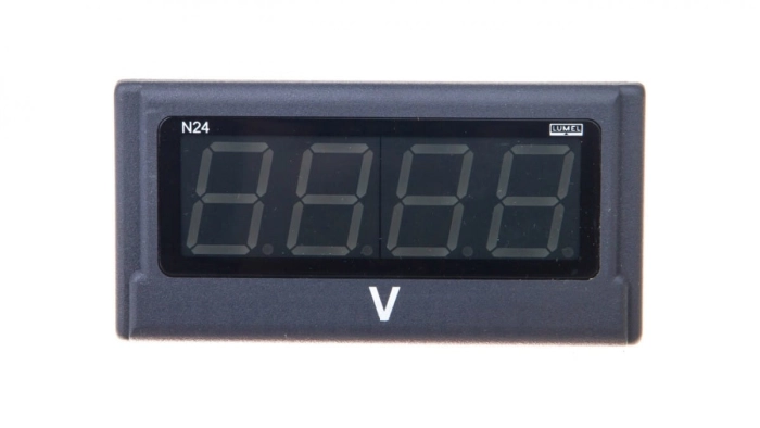 Woltomierz cyfrowy 4 cyfr wejście AC 0-400V AC zasilanie 230V AC jednostka V N24 Z310400M1