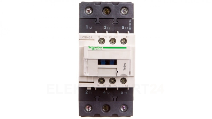 TeSys Deca Stycznik mocy 40A 3P 110V AC 1Z 1R (EVK) LC1D40AF7