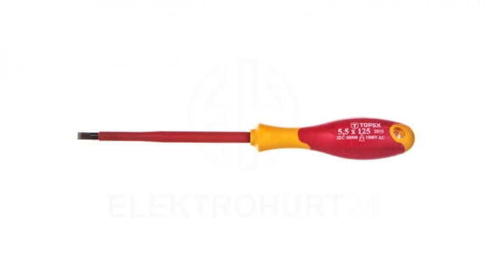Wkrętak płaski 5,5 x 125 mm izolacja do 1000V stal CrMo 39D473