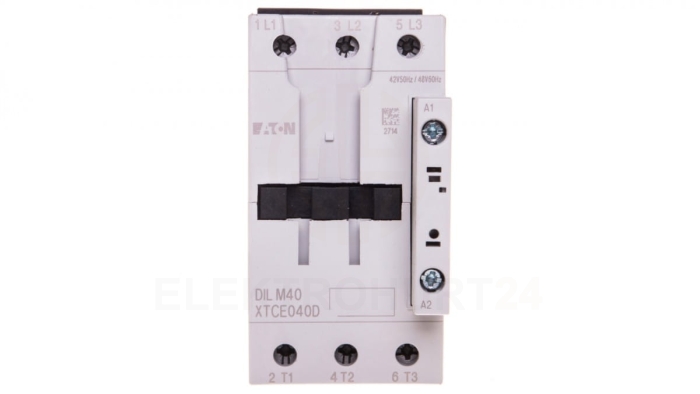 Stycznik mocy 40A 3P 42V AC 0Z 0R DILM40(42V50HZ,48V60HZ) 277762