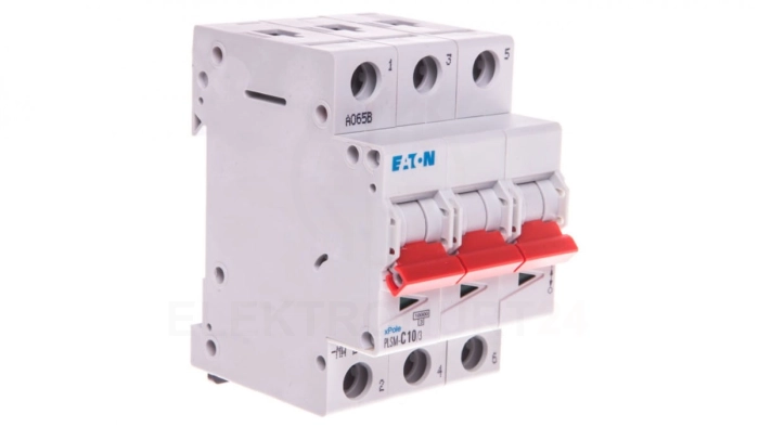 Wyłącznik nadprądowy 3P C 10A 10kA AC PLSM-C10/3-MW 242470