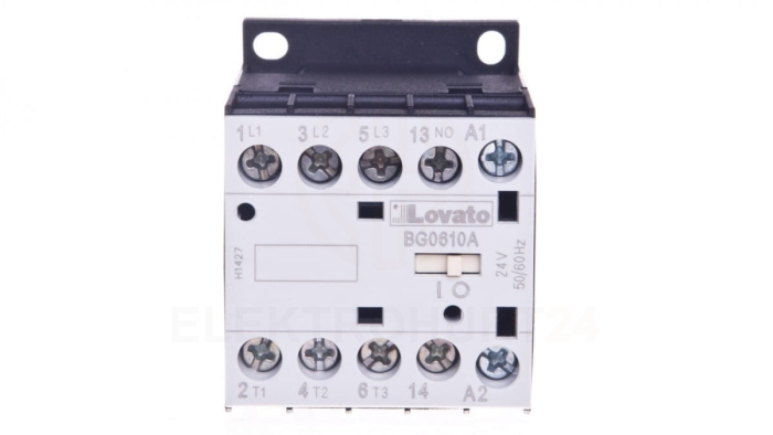 Stycznik mocy 6A 3P 24V AC 1Z 0R BG06.10A 11BG0610A024