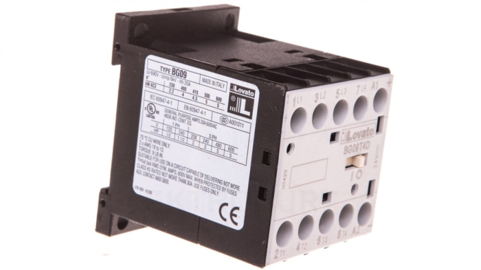 Stycznik pomocniczy 9A 4Z 0R 24V DC BG09T4D 11BG09T4D024