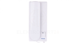 Zestaw domofonowy jednorodzinny FOSSA biały/ srebny OR-DOM-RL-901