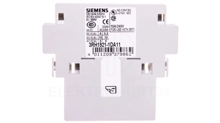 Styk pomocniczy 1Z 1R montaż boczny S0-S12 3RH1921-1DA11