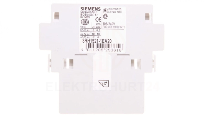 Styk pomocniczy 2Z 0R montaż boczny S0-S12 3RH1921-1EA20
