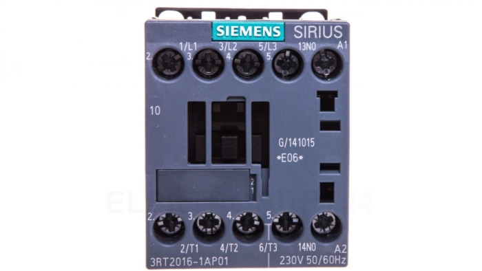 Stycznik mocy 9A 3P 230V AC 1Z 0R S00 3RT2016-1AP01