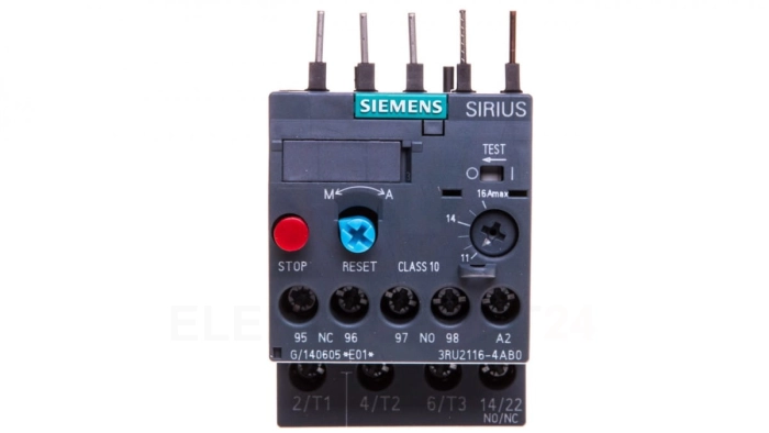 Przekaźnik termiczny 11-16A S00 3RU2116-4AB0