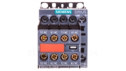 Stycznik pomocniczy 4Z 4R cewka 24V DC S00 montowane na stałe styki pom przył śrubowe SIRIUS 3RH2244-1BB40