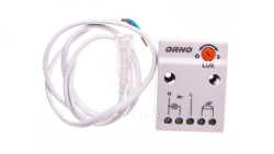 Czujnik zmierzchowy z zewnętrzną sondą 2300W 2-100lx IP65/IP20 biały OR-CR-233