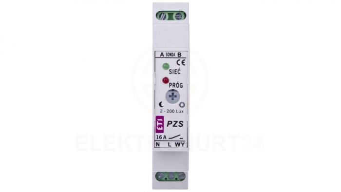 Automat zmierzchowy 16A 230V 2-200lx PZS 002471103
